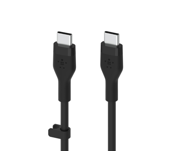 BELKIN Kabel BoostCharge USB-C do USB-C 2.0 silikonowy 3m, czarny CAB009bt3MBK - 733187 - zdjęcie 2